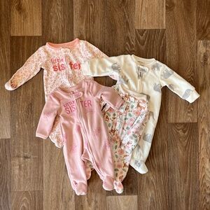 Carter’s Newborn 4-Piece Bundle 💕 | EUC | Smoke Free Home